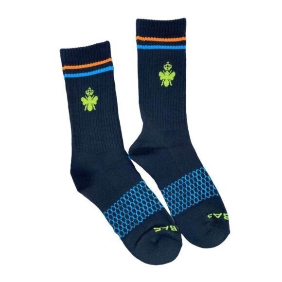 5X Bombas socks multicolor medium calf unisex mens women Honeycomb arch support - Picture 1 of 9